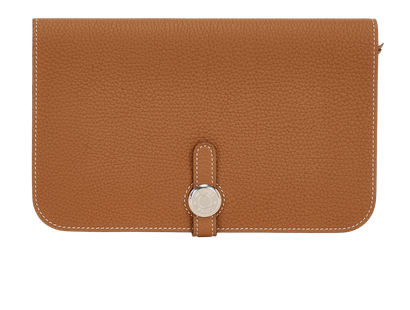 Hermes Dogon Wallet, &pound;595, Accessories, Brown, Leather, Front view